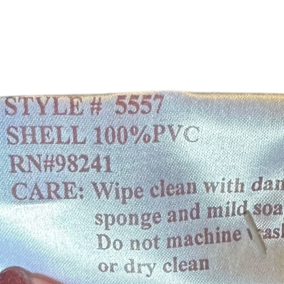 Cedar Key Blue and Green Rain Jacket Sz L - Picture 5 of 6